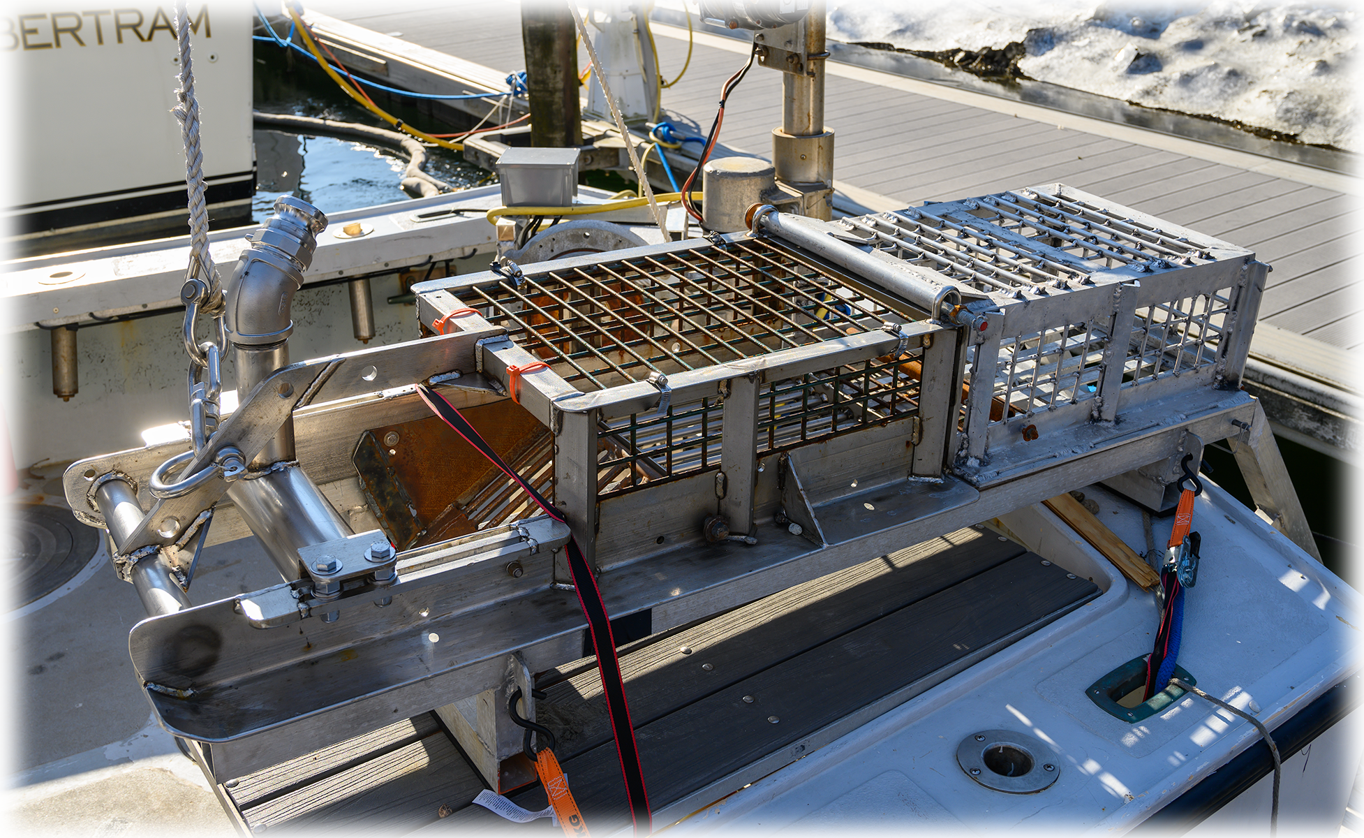 Clam sampling dredge